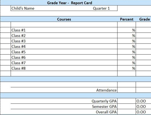 School Counselors / Grading and Report Cards